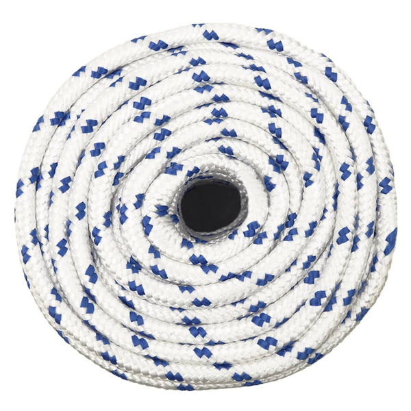 vidaXL Boat Rope White 14 mm 100 m Polypropylene