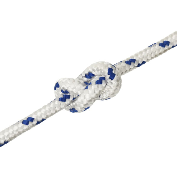 vidaXL Boat Rope White 14 mm 100 m Polypropylene