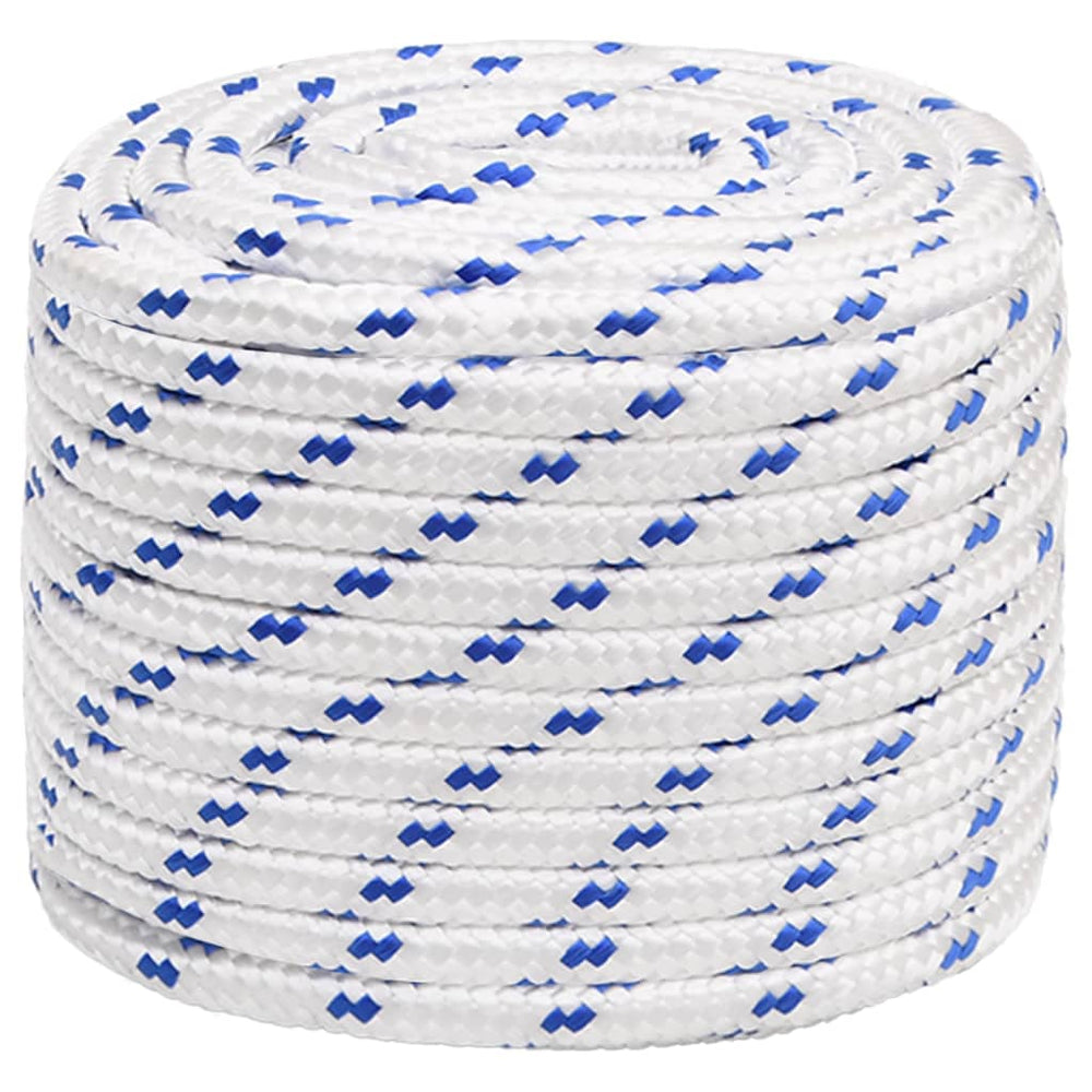 vidaXL Boat Rope White 18 mm 100 m Polypropylene