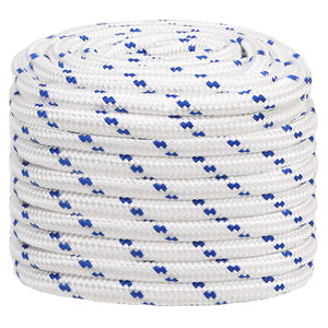 vidaXL Boat Rope White 20 mm 25 m Polypropylene