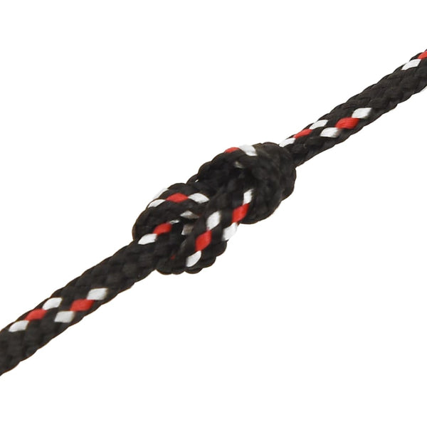 vidaXL Boat Rope Black 2 mm 500 m Polypropylene