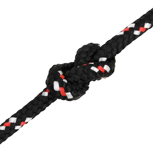 vidaXL Boat Rope Black 10 mm 500 m Polypropylene