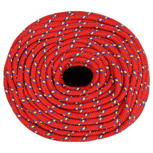 vidaXL Boat Rope Red 10 mm 100 m Polypropylene