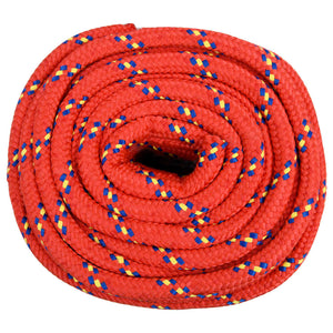 vidaXL Boat Rope Red 16 mm 25 m Polypropylene