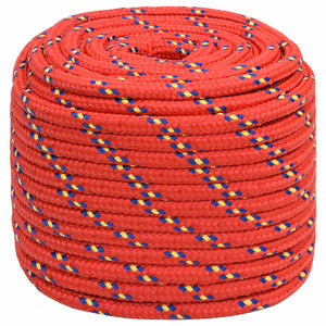 vidaXL Boat Rope Red 18 mm 100 m Polypropylene