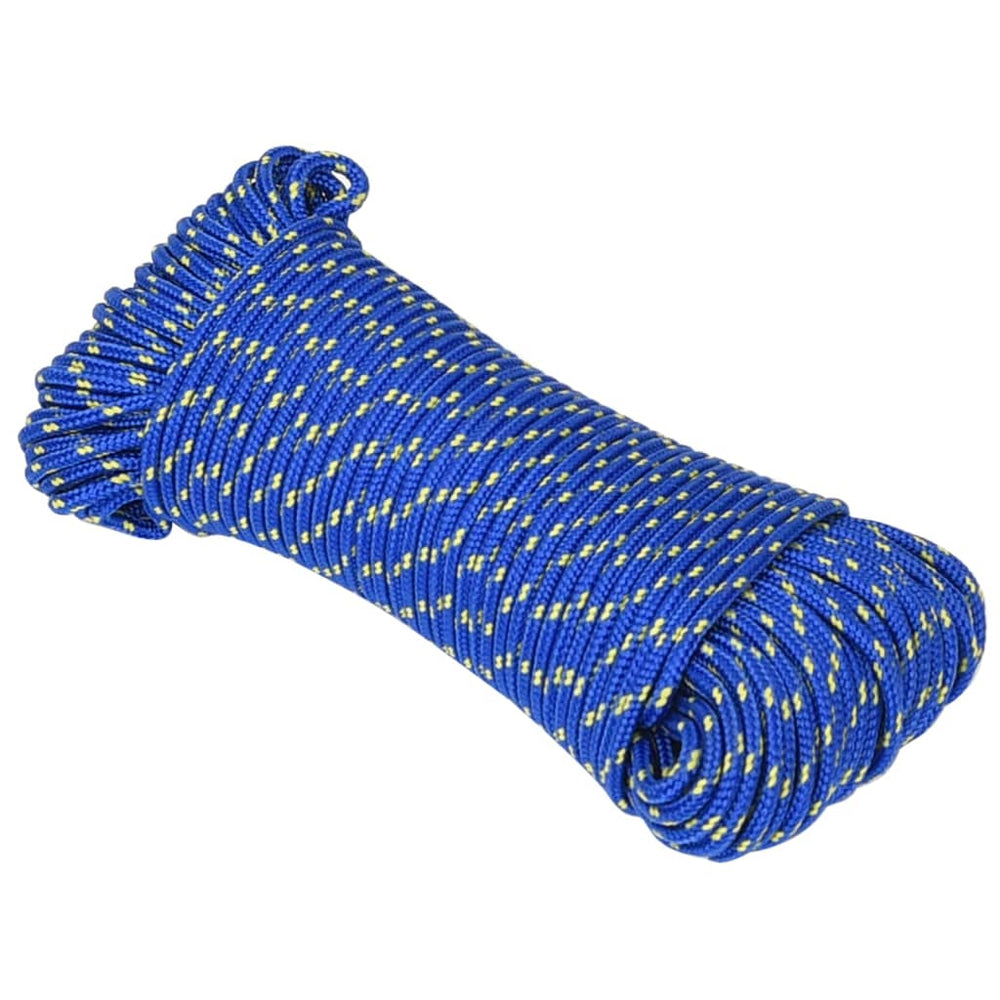 vidaXL Boat Rope Blue 3 mm 25 m Polypropylene