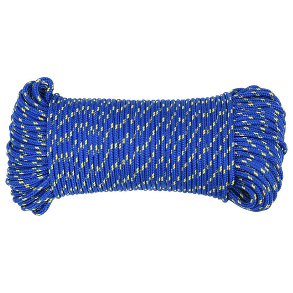 vidaXL Boat Rope Blue 3 mm 500 m Polypropylene
