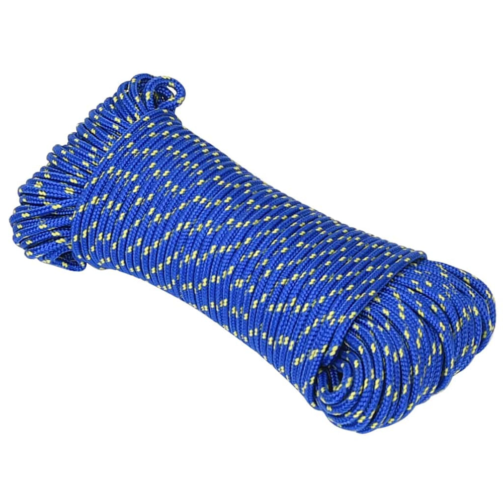vidaXL Boat Rope Blue 4 mm 25 m Polypropylene