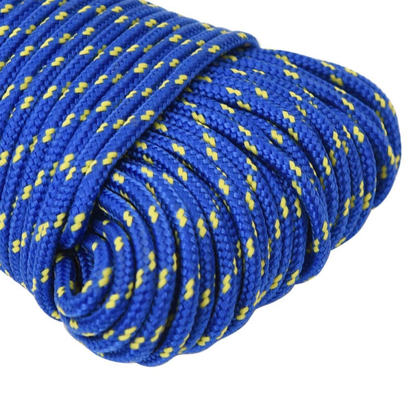 vidaXL Boat Rope Blue 4 mm 250 m Polypropylene