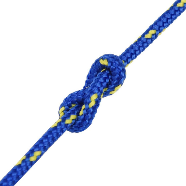 vidaXL Boat Rope Blue 5 mm 100 m Polypropylene