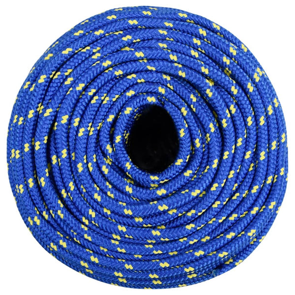 vidaXL Boat Rope Blue 8 mm 50 m Polypropylene