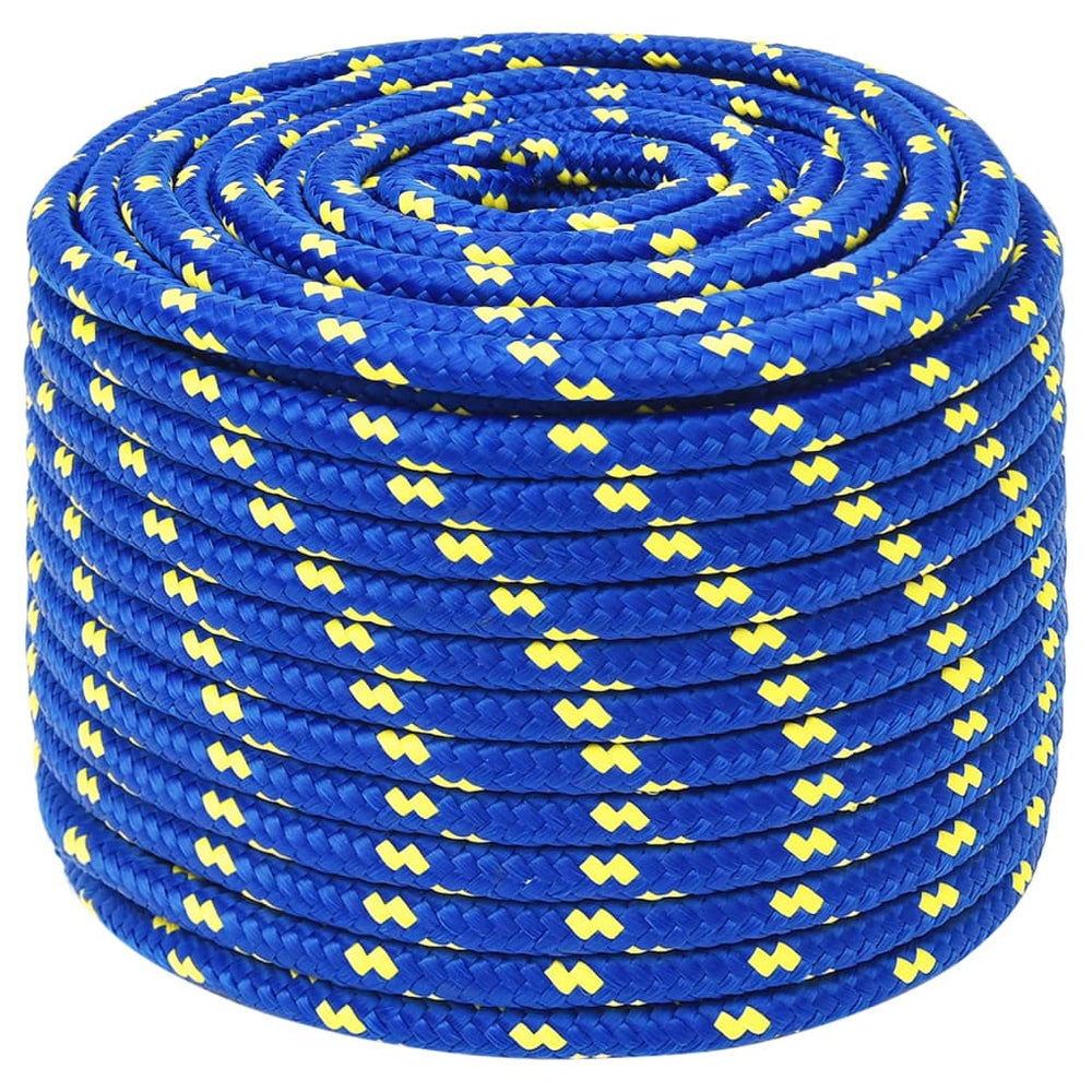 vidaXL Boat Rope Blue 14 mm 100 m Polypropylene