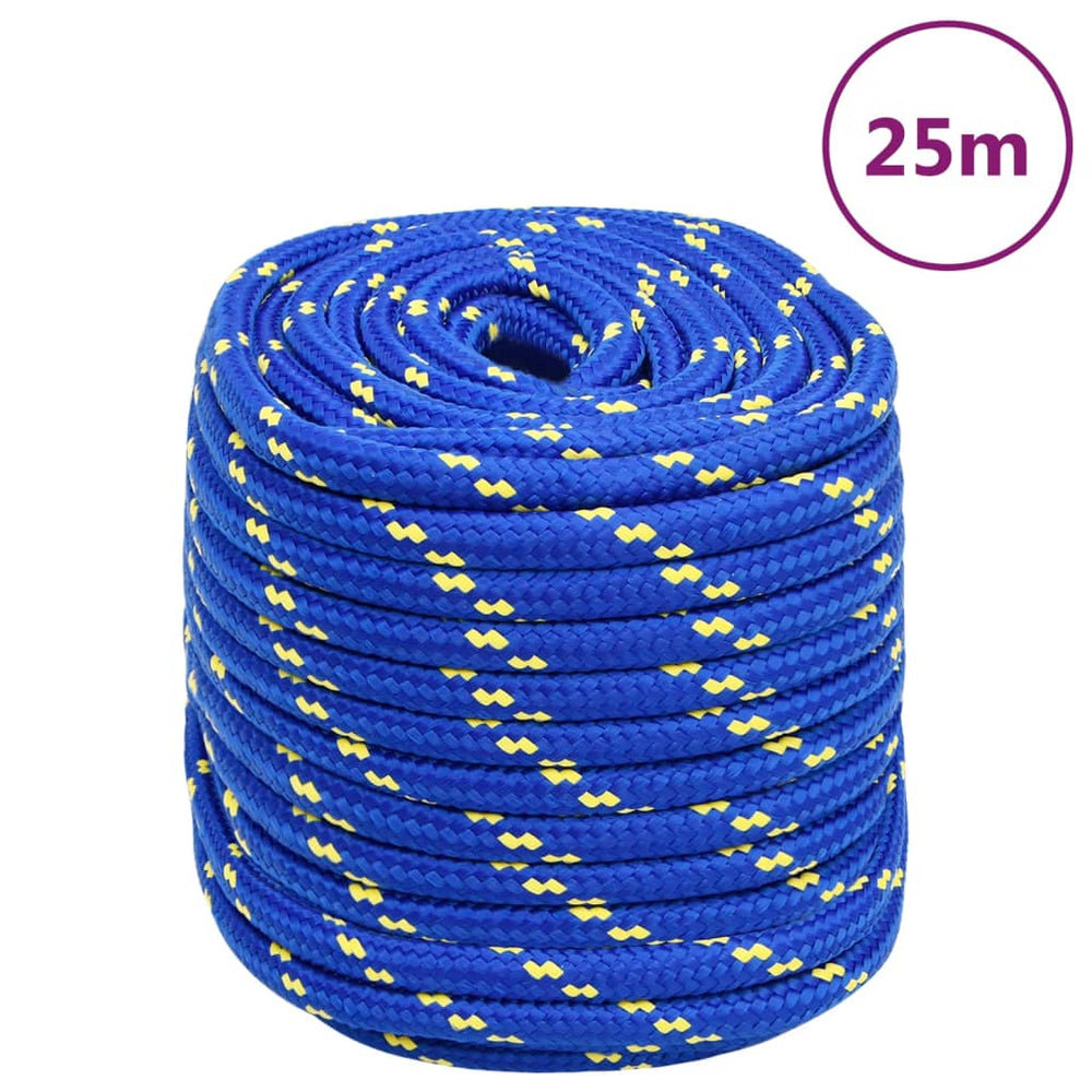 vidaXL Boat Rope Blue 18 mm 25 m Polypropylene