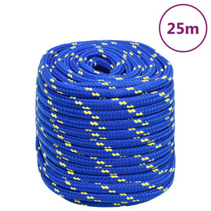 vidaXL Boat Rope Blue 18 mm 25 m Polypropylene