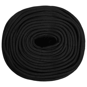 vidaXL Boat Rope Black 8 mm 250 m Polypropylene