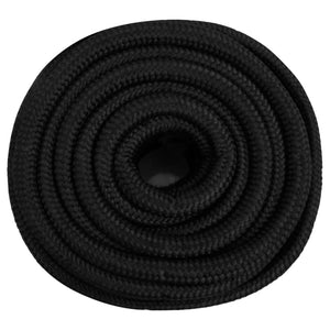 vidaXL Boat Rope Black 20 mm 100 m Polypropylene