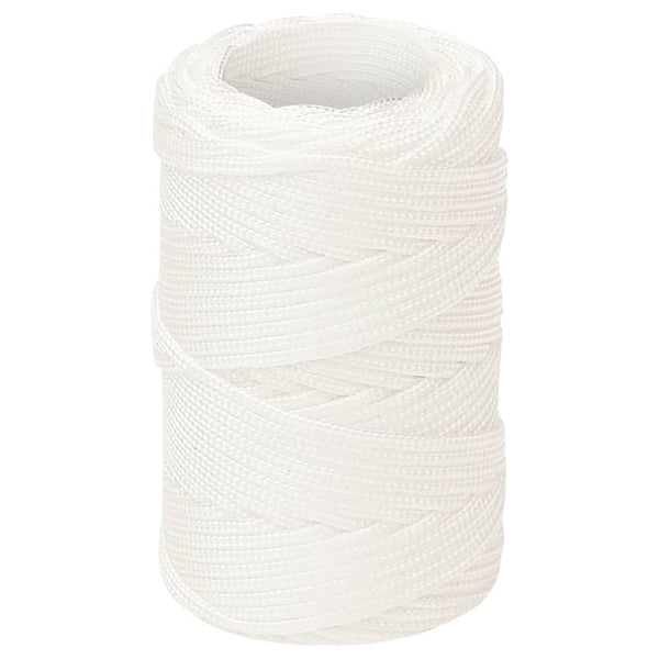 vidaXL Boat Rope White 2 mm 25 m Polypropylene