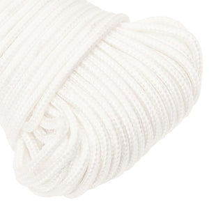 vidaXL Boat Rope White 3 mm 500 m Polypropylene