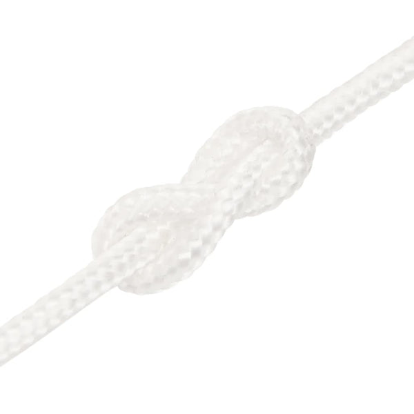 vidaXL Boat Rope White 4 mm 500 m Polypropylene