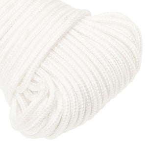 vidaXL Boat Rope White 5 mm 25 m Polypropylene
