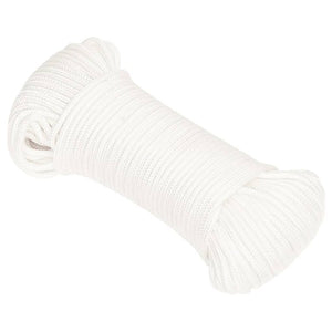 vidaXL Boat Rope White 5 mm 50 m Polypropylene