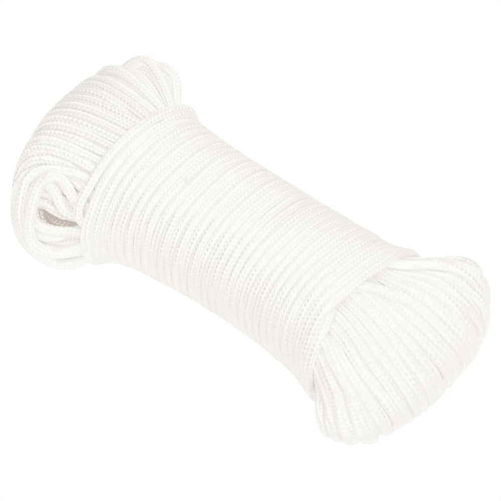 vidaXL Boat Rope White 5 mm 500 m Polypropylene