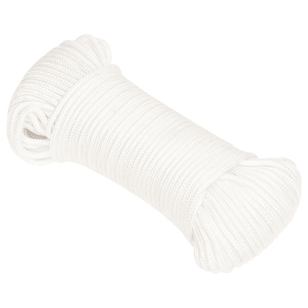 vidaXL Boat Rope White 5 mm 500 m Polypropylene