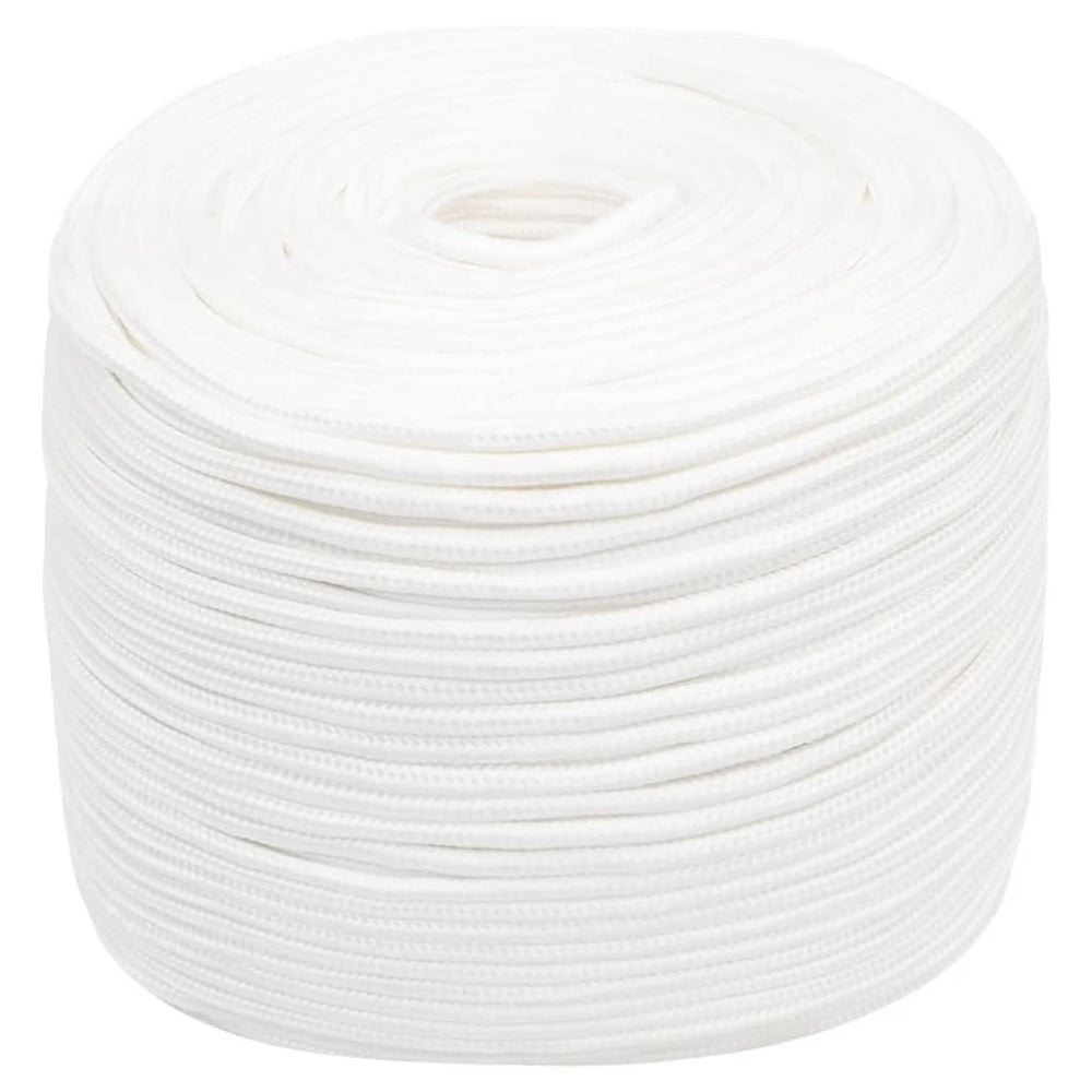 vidaXL Boat Rope White 6 mm 50 m Polypropylene