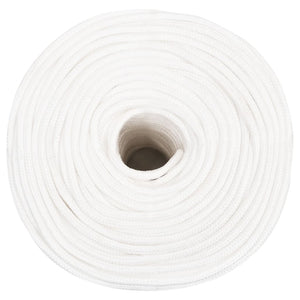 vidaXL Boat Rope White 8 mm 50 m Polypropylene