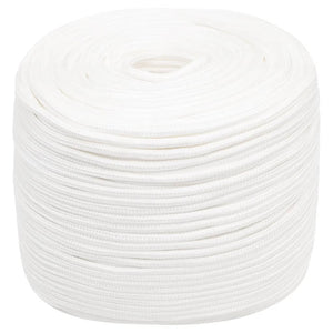 vidaXL Boat Rope White 8 mm 250 m Polypropylene