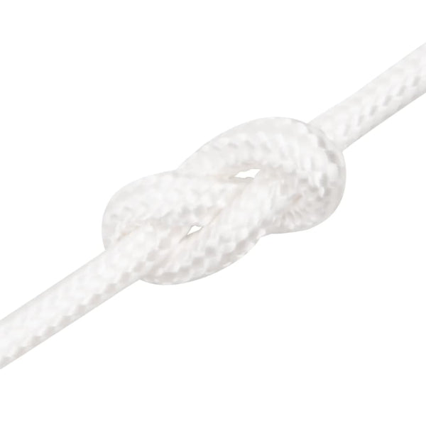 vidaXL Boat Rope White 8 mm 250 m Polypropylene