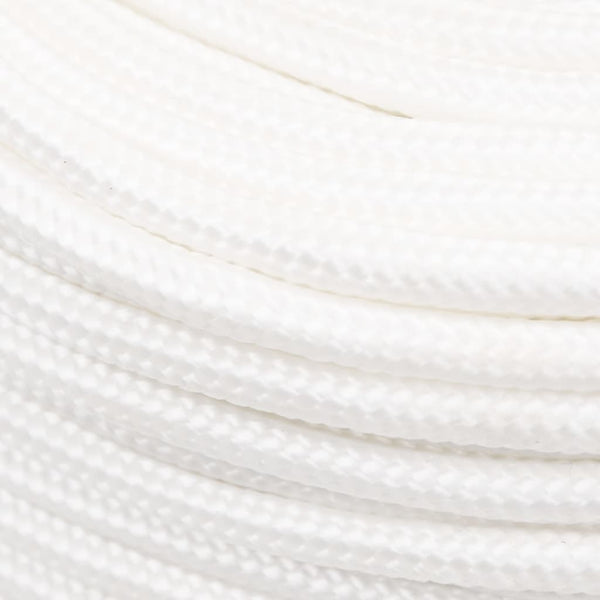vidaXL Boat Rope White 8 mm 500 m Polypropylene