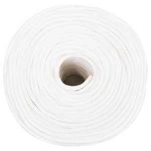 vidaXL Boat Rope White 10 mm 500 m Polypropylene