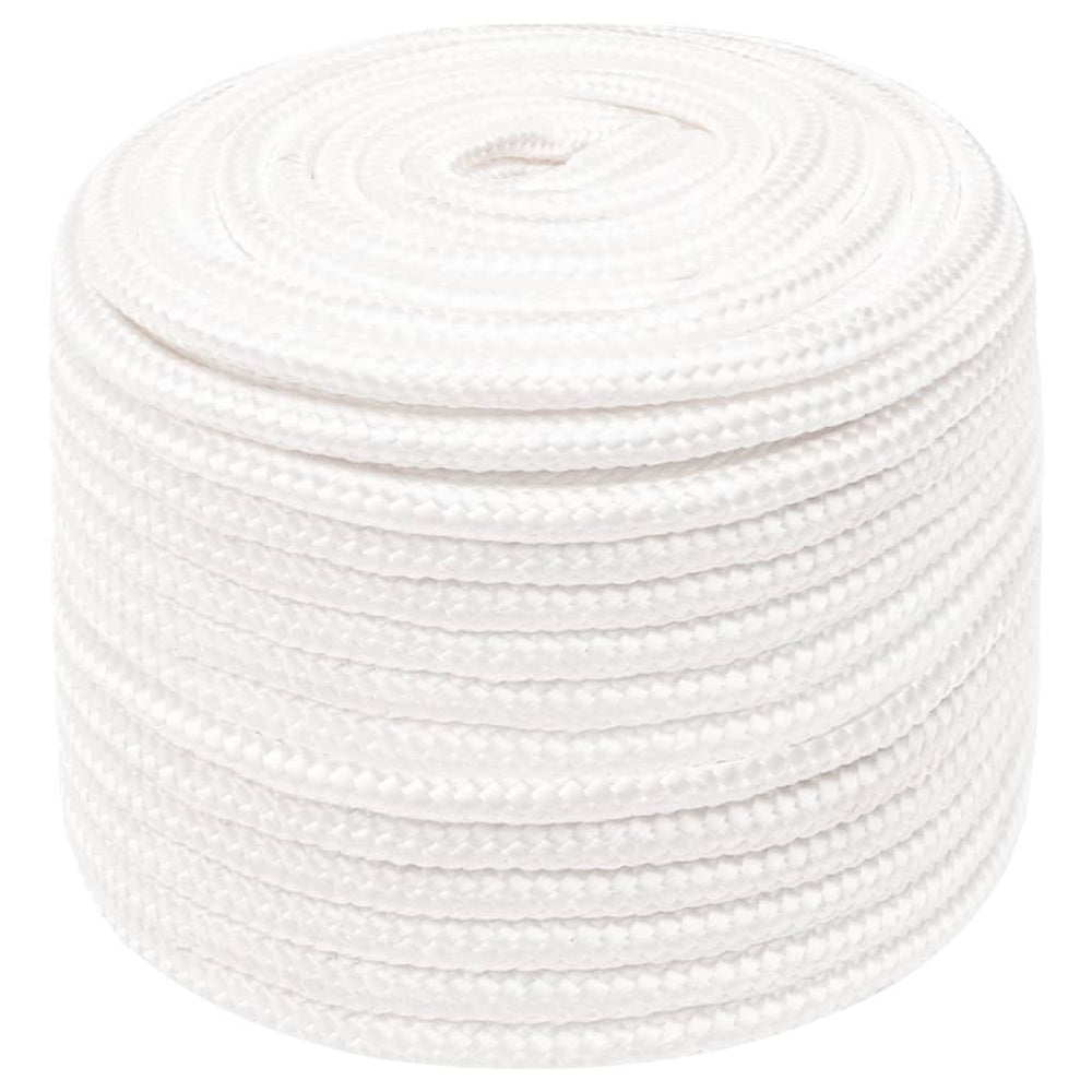 vidaXL Boat Rope White 12 mm 50 m Polypropylene