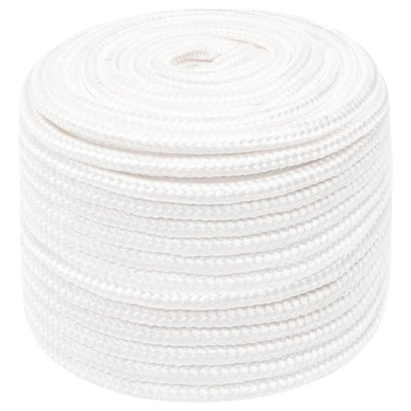 vidaXL Boat Rope White 12 mm 100 m Polypropylene