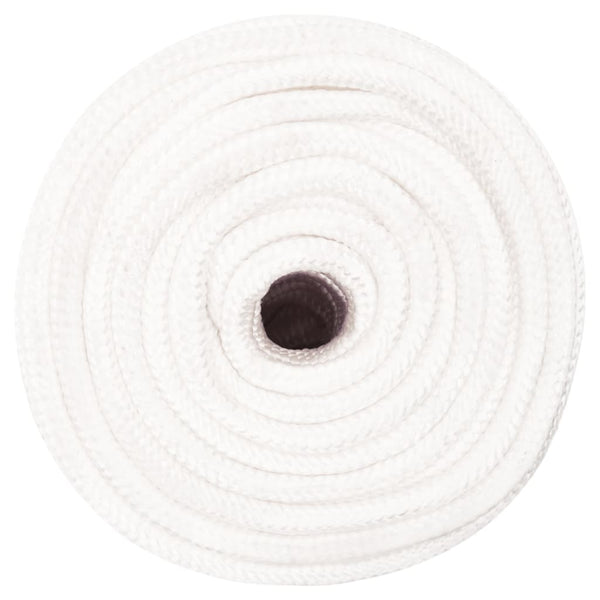 vidaXL Boat Rope White 12 mm 100 m Polypropylene