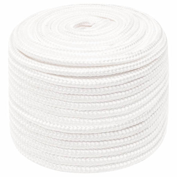 vidaXL Boat Rope White 12 mm 250 m Polypropylene