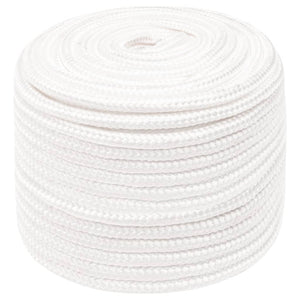 vidaXL Boat Rope White 14 mm 100 m Polypropylene