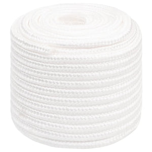 vidaXL Boat Rope White 16 mm 50 m Polypropylene