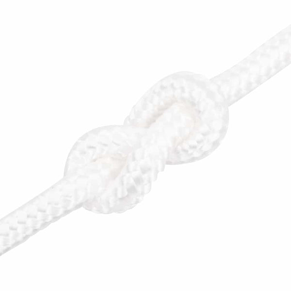 vidaXL Boat Rope White 16 mm 100 m Polypropylene