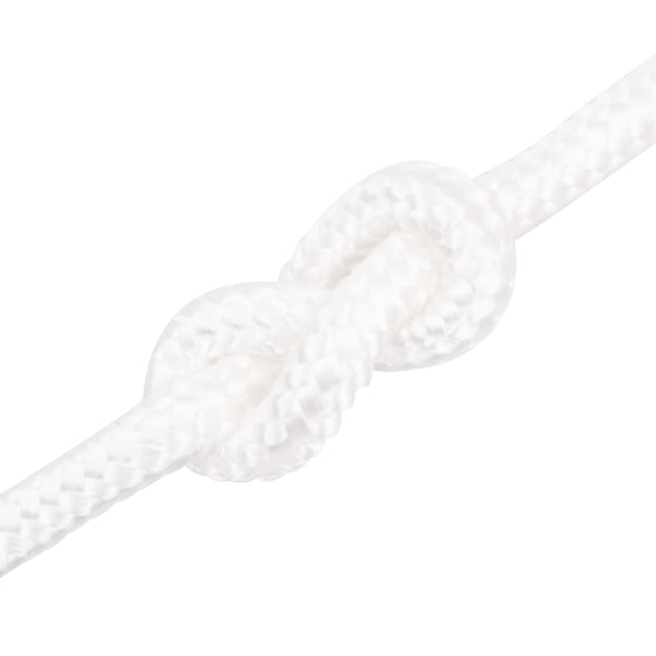 vidaXL Boat Rope White 18 mm 25 m Polypropylene