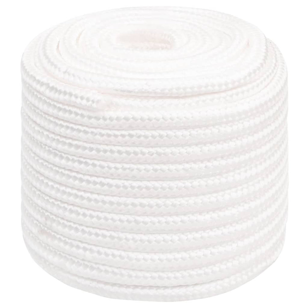 vidaXL Boat Rope White 18 mm 50 m Polypropylene