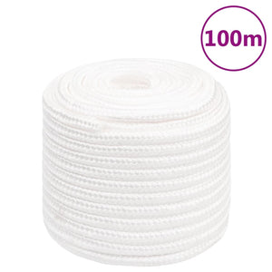 vidaXL Boat Rope White 18 mm 100 m Polypropylene