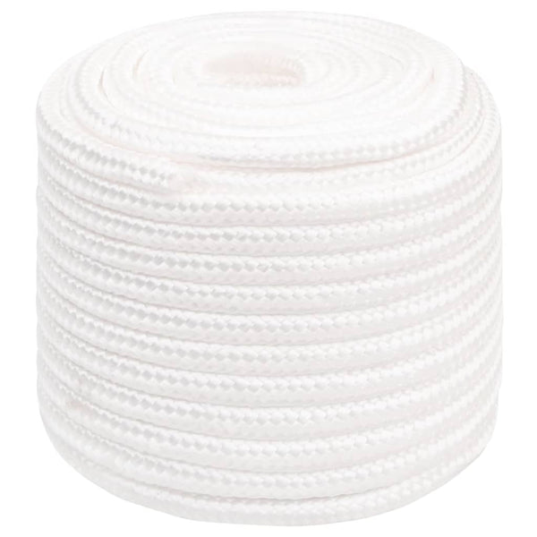 vidaXL Boat Rope White 18 mm 100 m Polypropylene