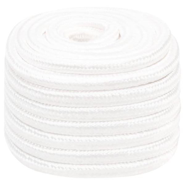 vidaXL Boat Rope White 20 mm 50 m Polypropylene