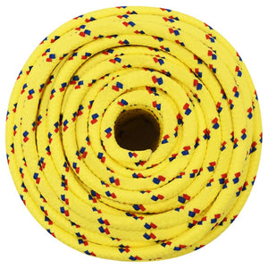 vidaXL Boat Rope Yellow 14 mm 250 m Polypropylene