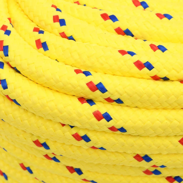 vidaXL Boat Rope Yellow 16 mm 50 m Polypropylene