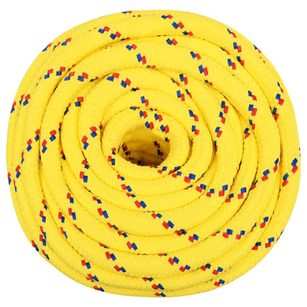 vidaXL Boat Rope Yellow 16 mm 250 m Polypropylene