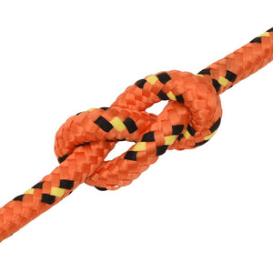 vidaXL Boat Rope Orange 12 mm 100 m Polypropylene