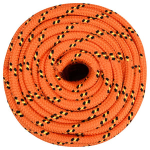 vidaXL Boat Rope Orange 16 mm 25 m Polypropylene